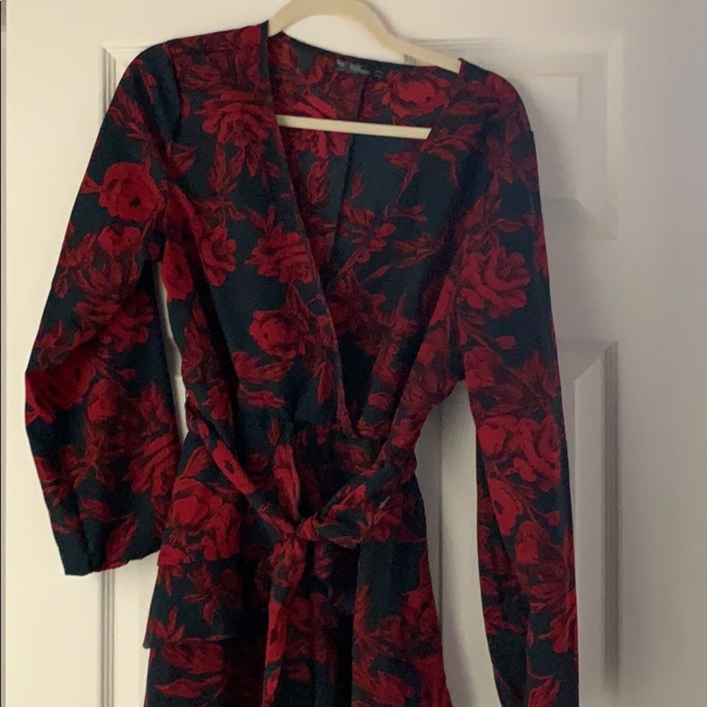 Floral Wrap Dress